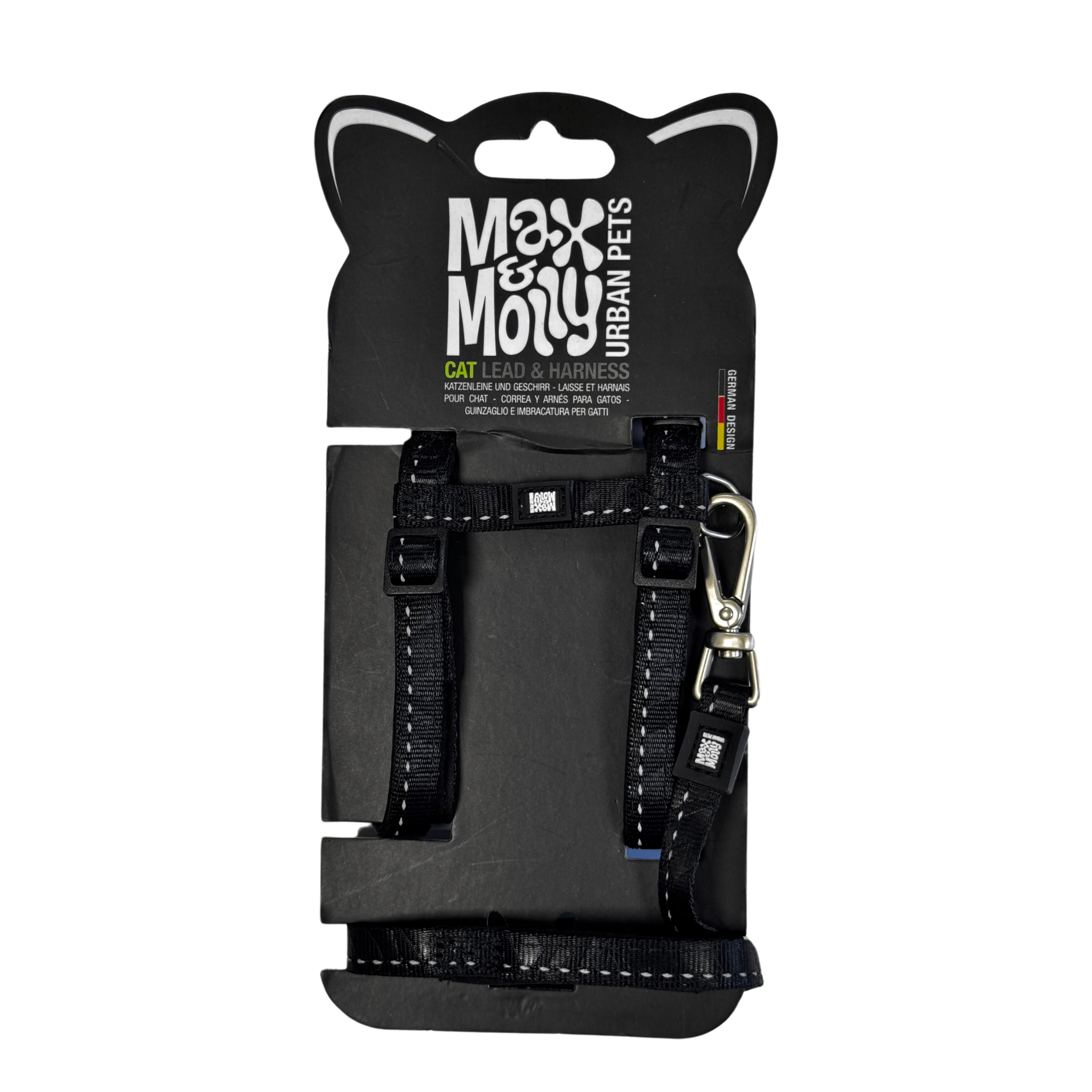 Max & Molly cat lead and harness – adjustable and comfortable for safe outdoor adventures with your cat.