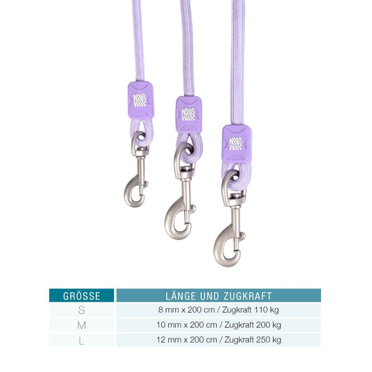Max & Molly rope leash – strong, flexible, and adjustable for safe and comfortable dog walks.