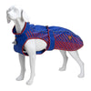 FC Barcelona dog raincoat – waterproof and adjustable for optimal protection on rainy walks.