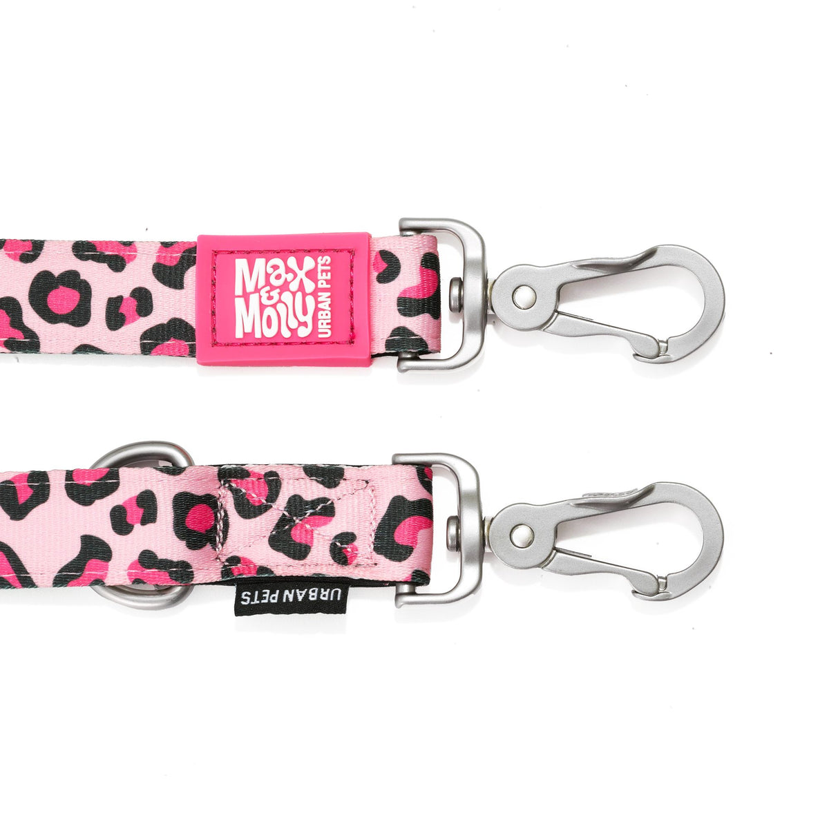Multi-Function Leash - Leopard Pink II