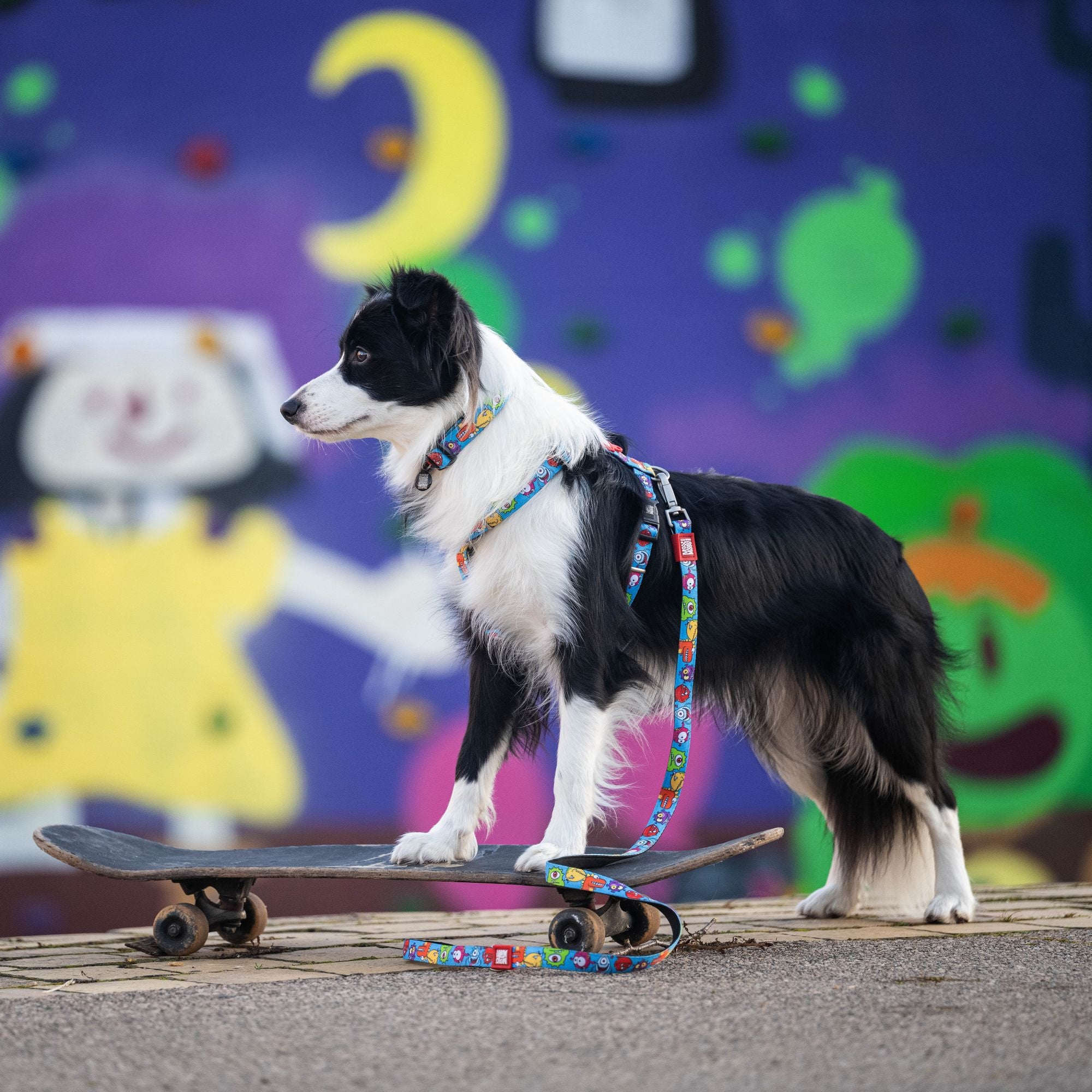 hummel(DNK)ピクチャーアニマルファー総柄パデッドベスト H-Harness - Little Monsters – Max & Molly Urban Pets