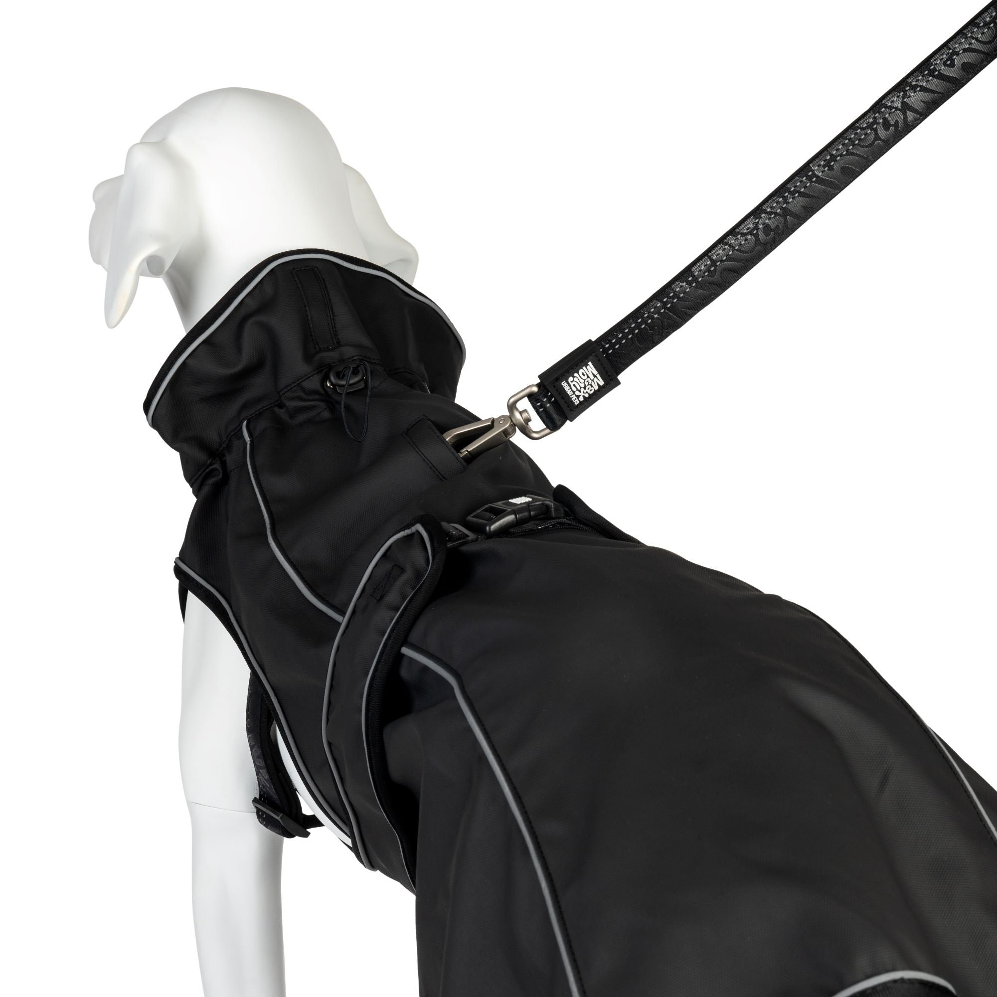 Regenmantel für Hunde - Matrix 2.0 Black