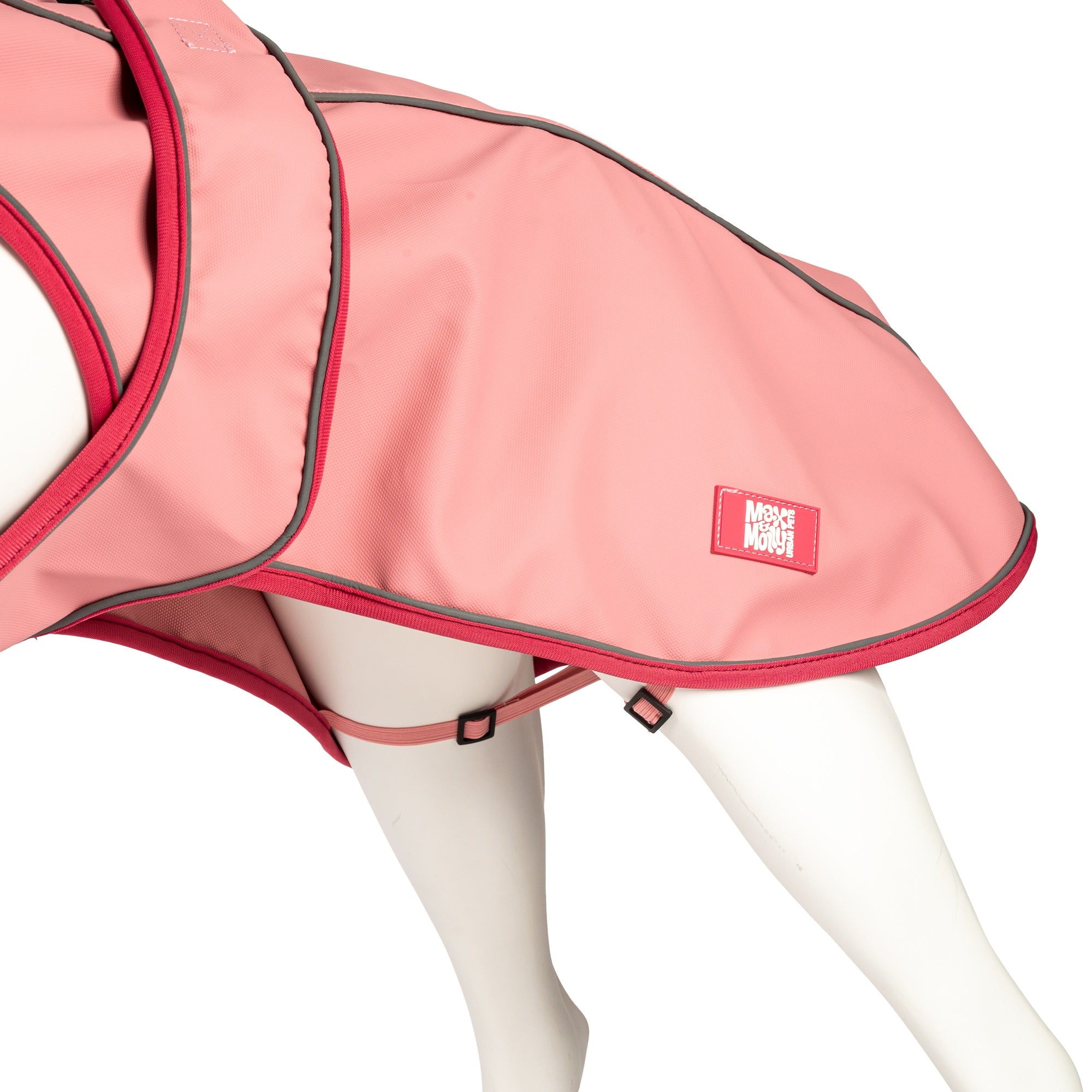 Max & Molly dog raincoat – waterproof, windproof, and adjustable for maximum comfort and protection.