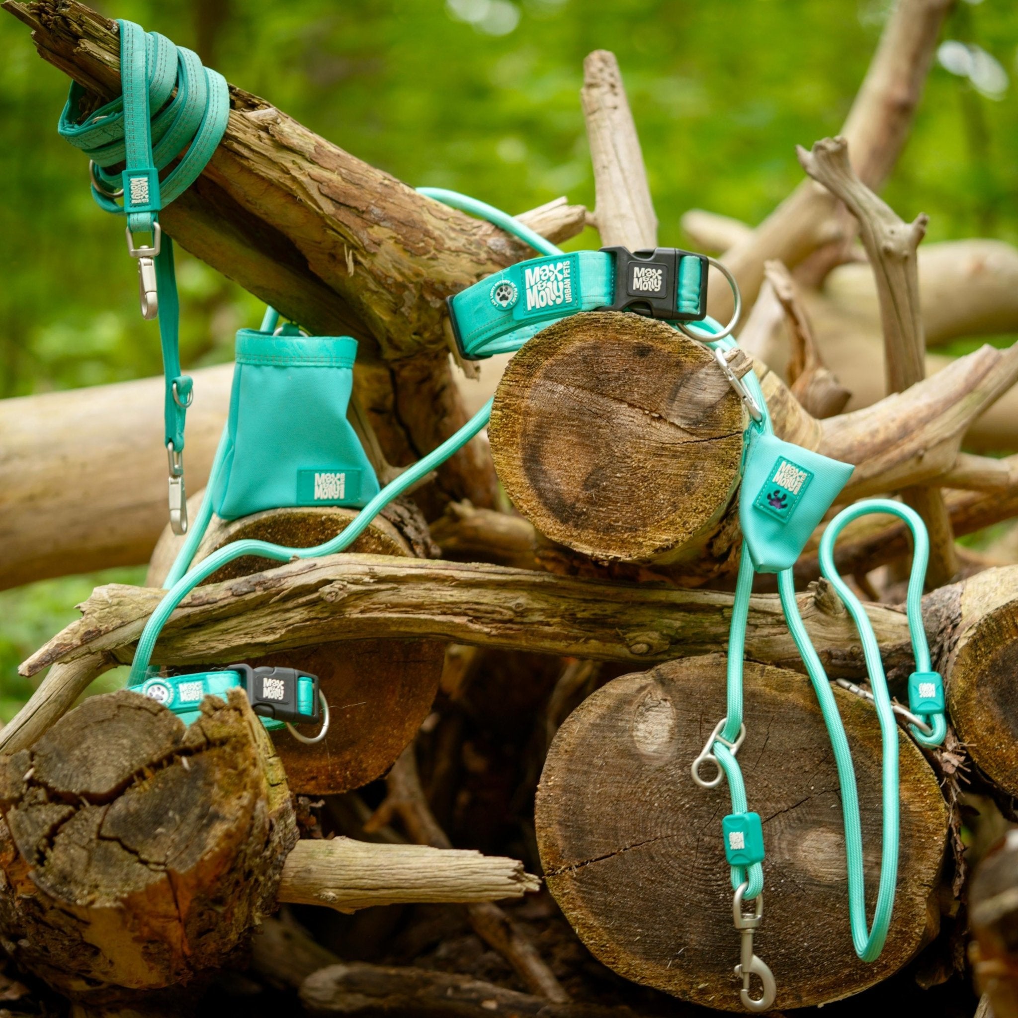 Poo Bag Dispenser for dogs - Matrix 2.0 Turquoise