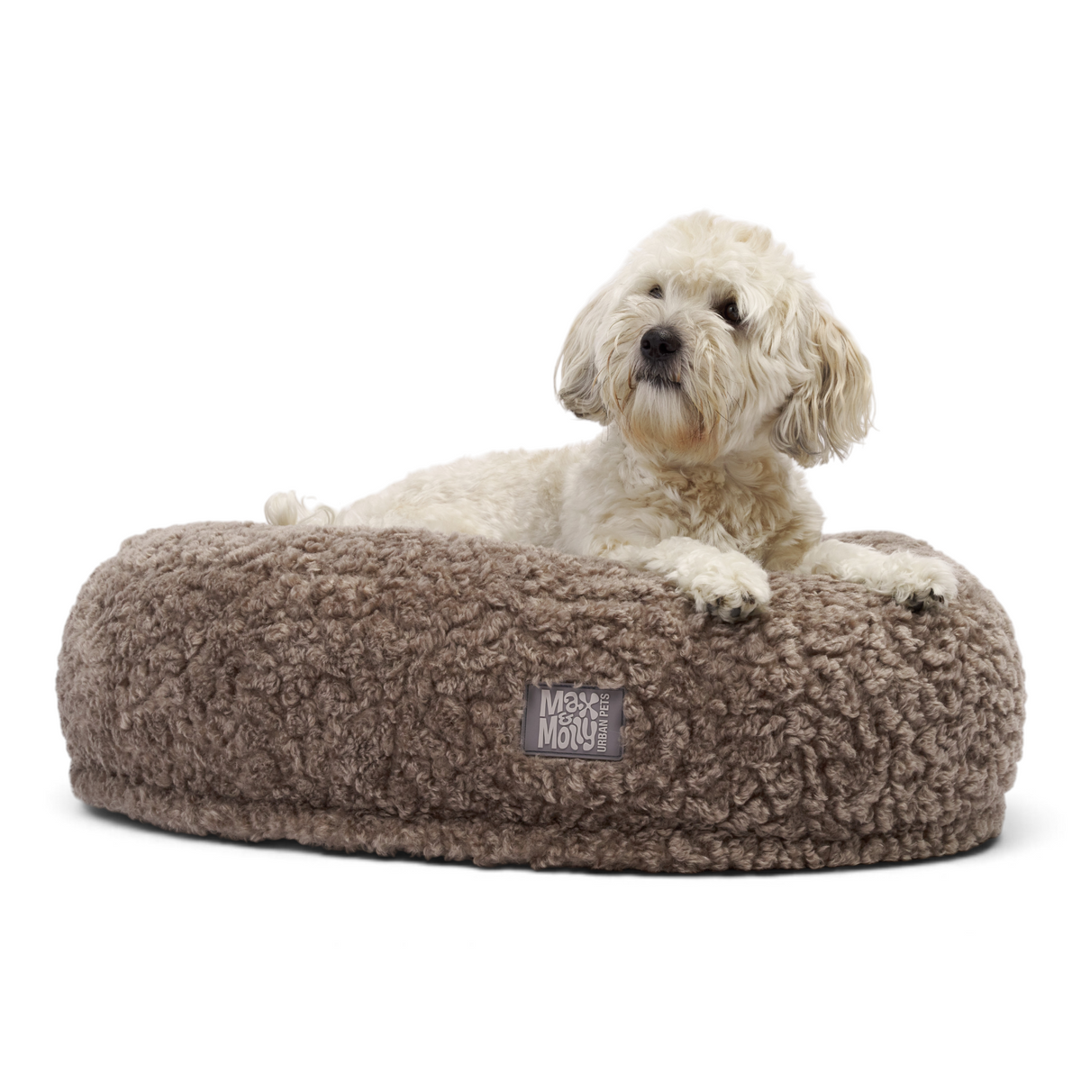 Hundebett Donut - Luno Sheep Grey