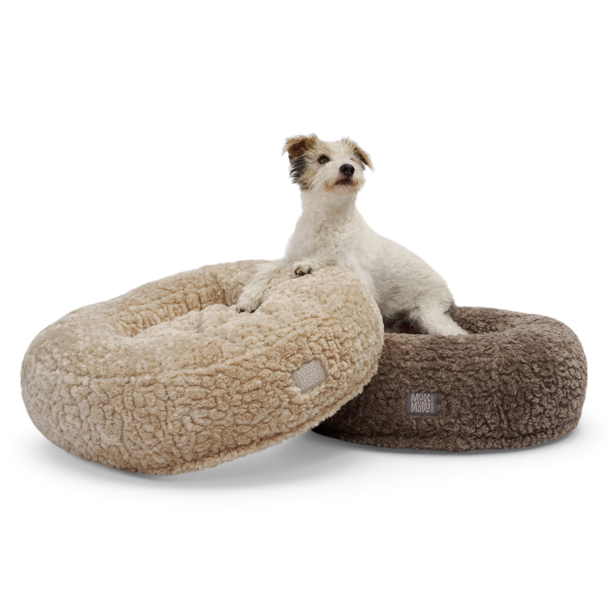 Hundebett Donut - Luno Sheep Grey