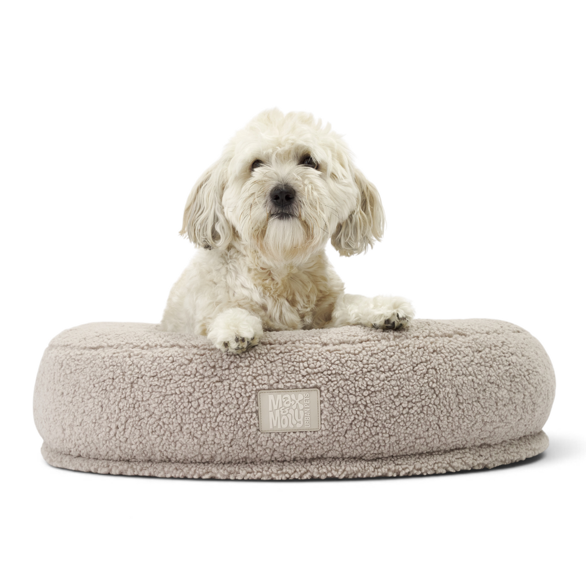 Dog Donut Bed - Luno Teddy Beige