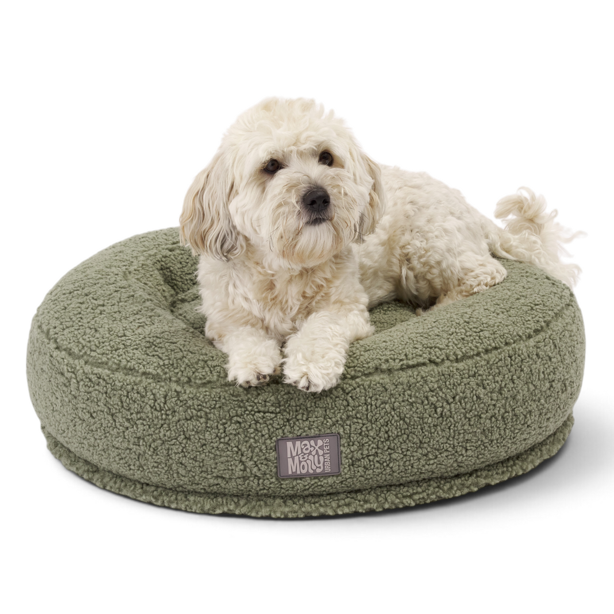 Hundebett Donut  - Luno Teddy Green