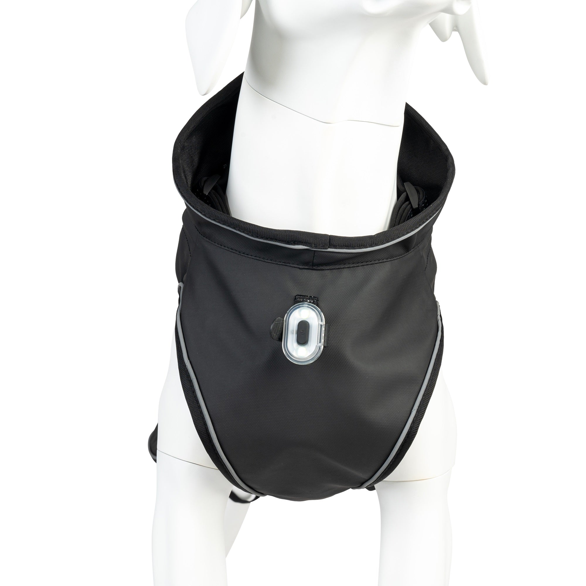 Regenmantel für Hunde - MATRIX 2.0 BLACK