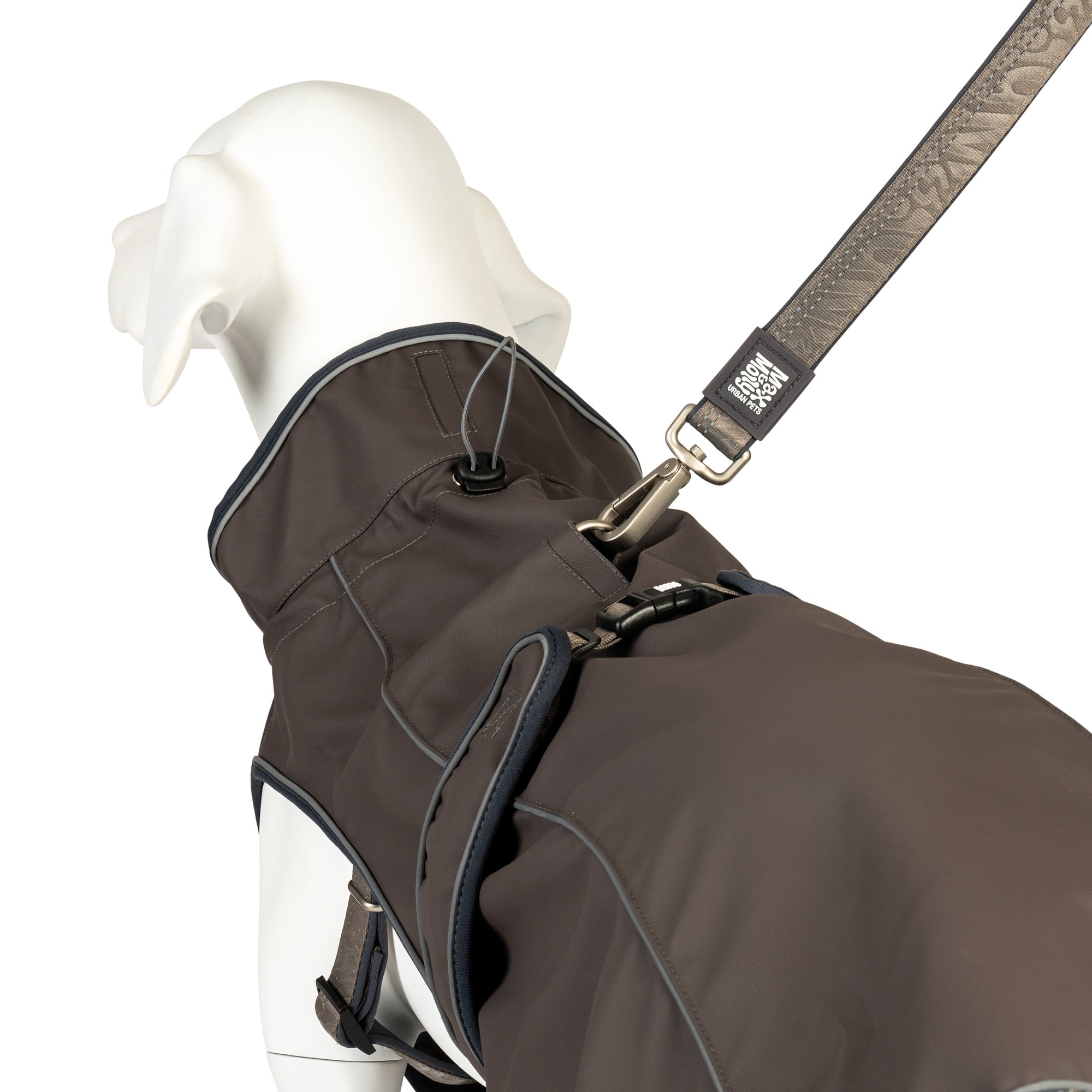 Raincoat for dogs - MATRIX 2.0 STONE