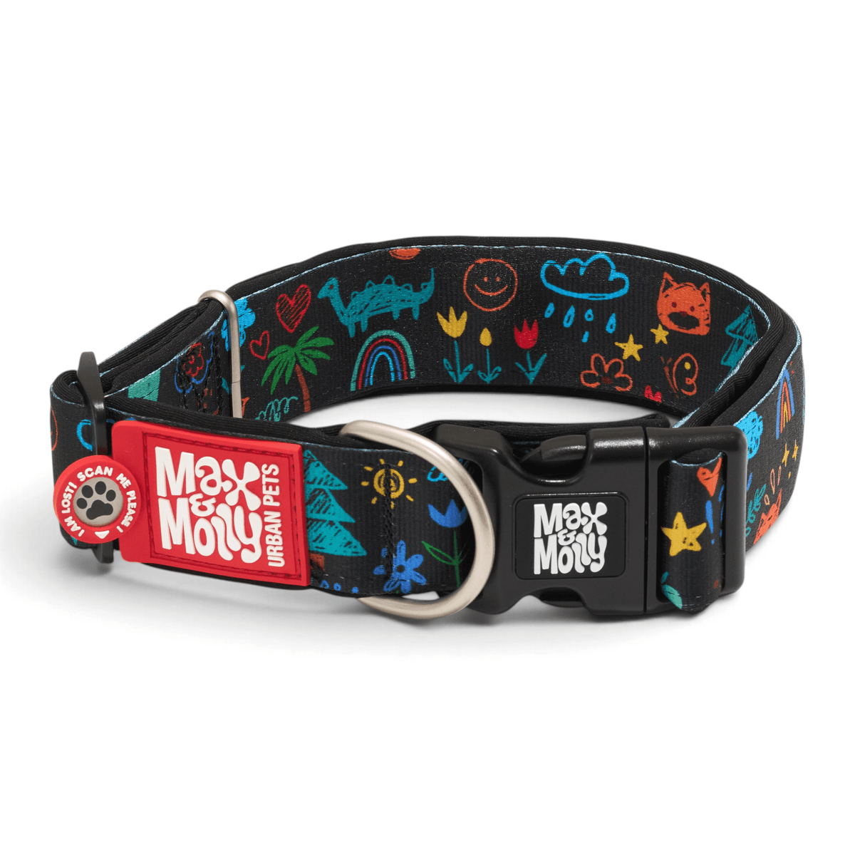 Gotcha! Smart ID Breites Hunde Halsband - Kindergarten