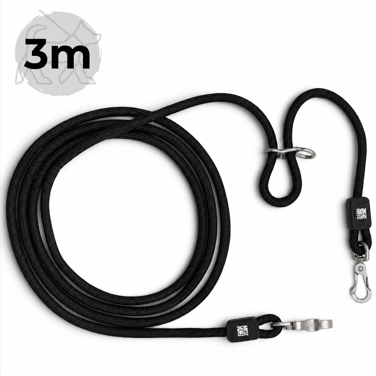 Rope Leash 3m Ø 10mm - Matrix 2.0 Black