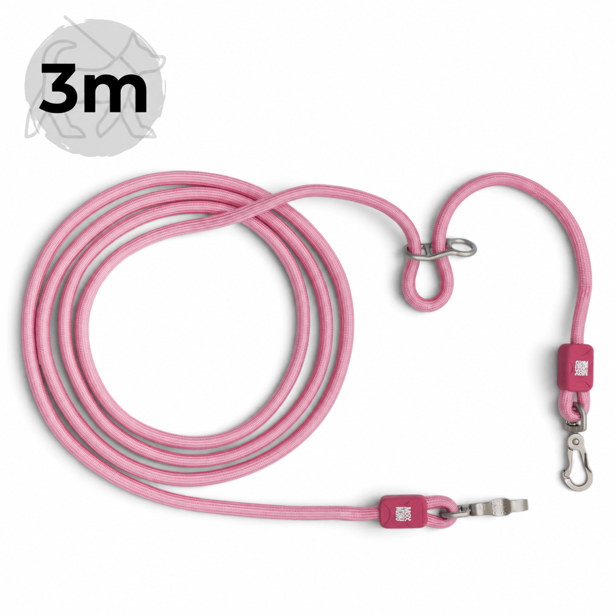 Rope Leash 3m Ø 10mm - Matrix 2.0 Rose