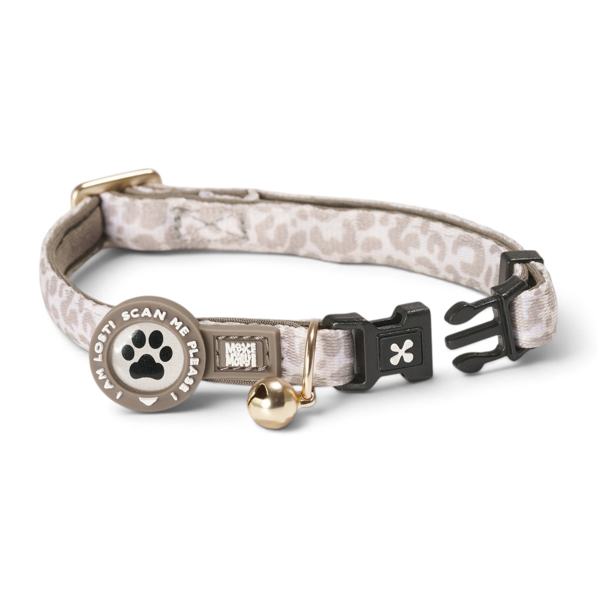 Gotcha! Smart ID  Katzen Halsband - Leo Beige