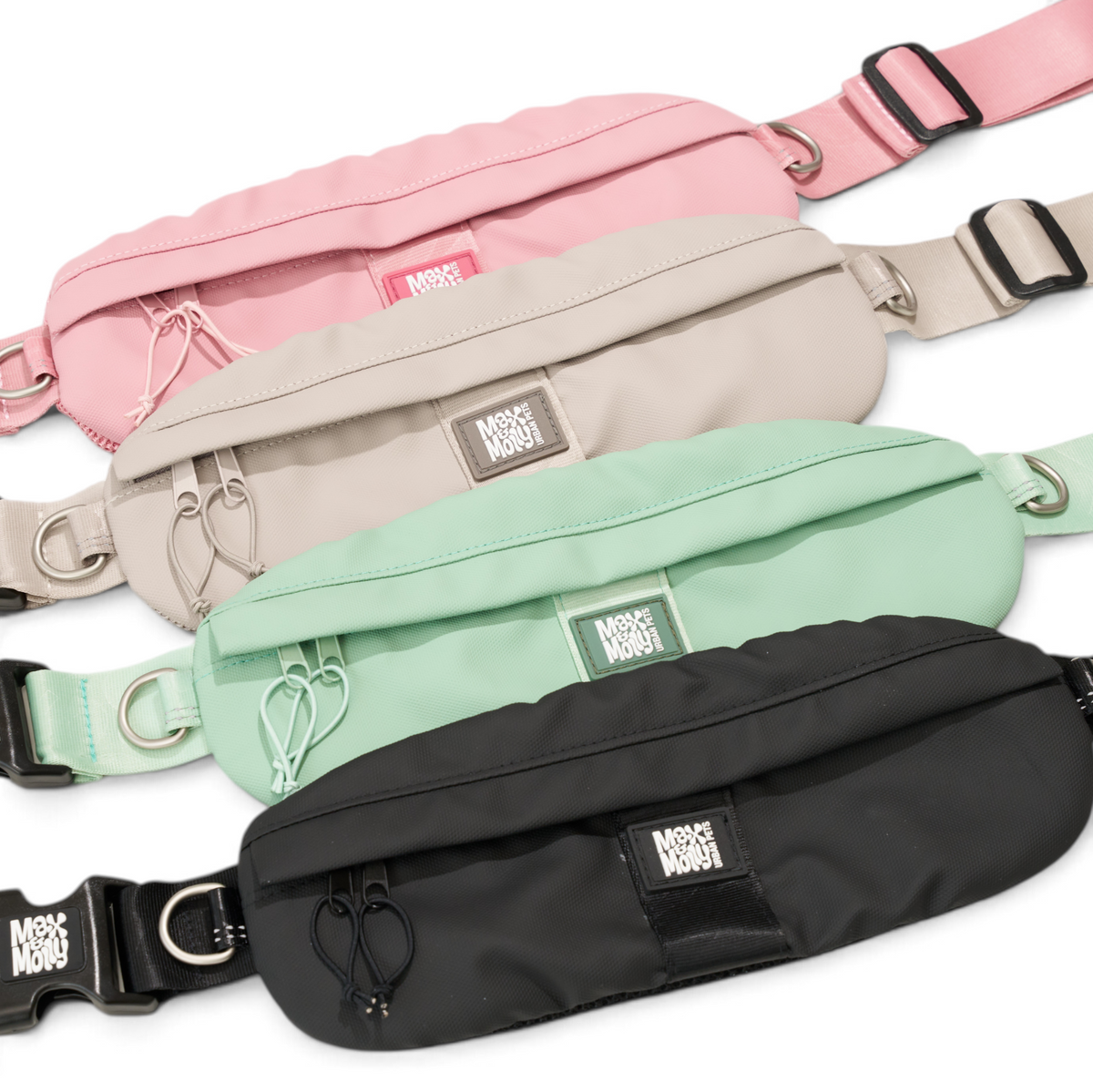 Jogging Leash with Waist Bag -  Matrix 2.0 Sand
