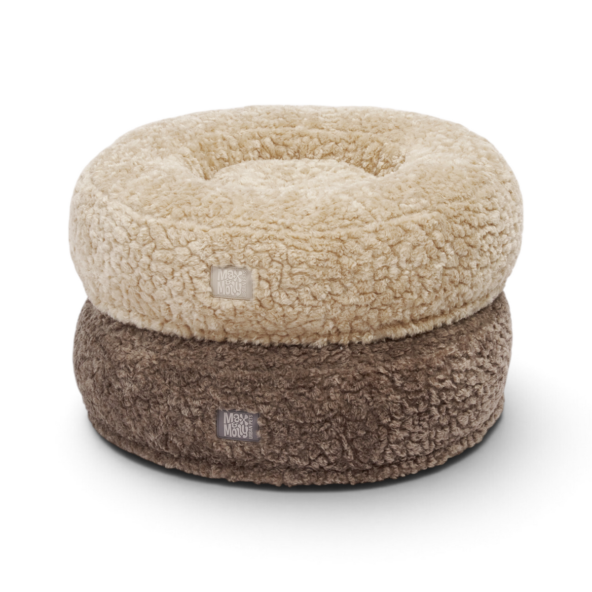 Hundebett Donut - Luno Sheep Beige
