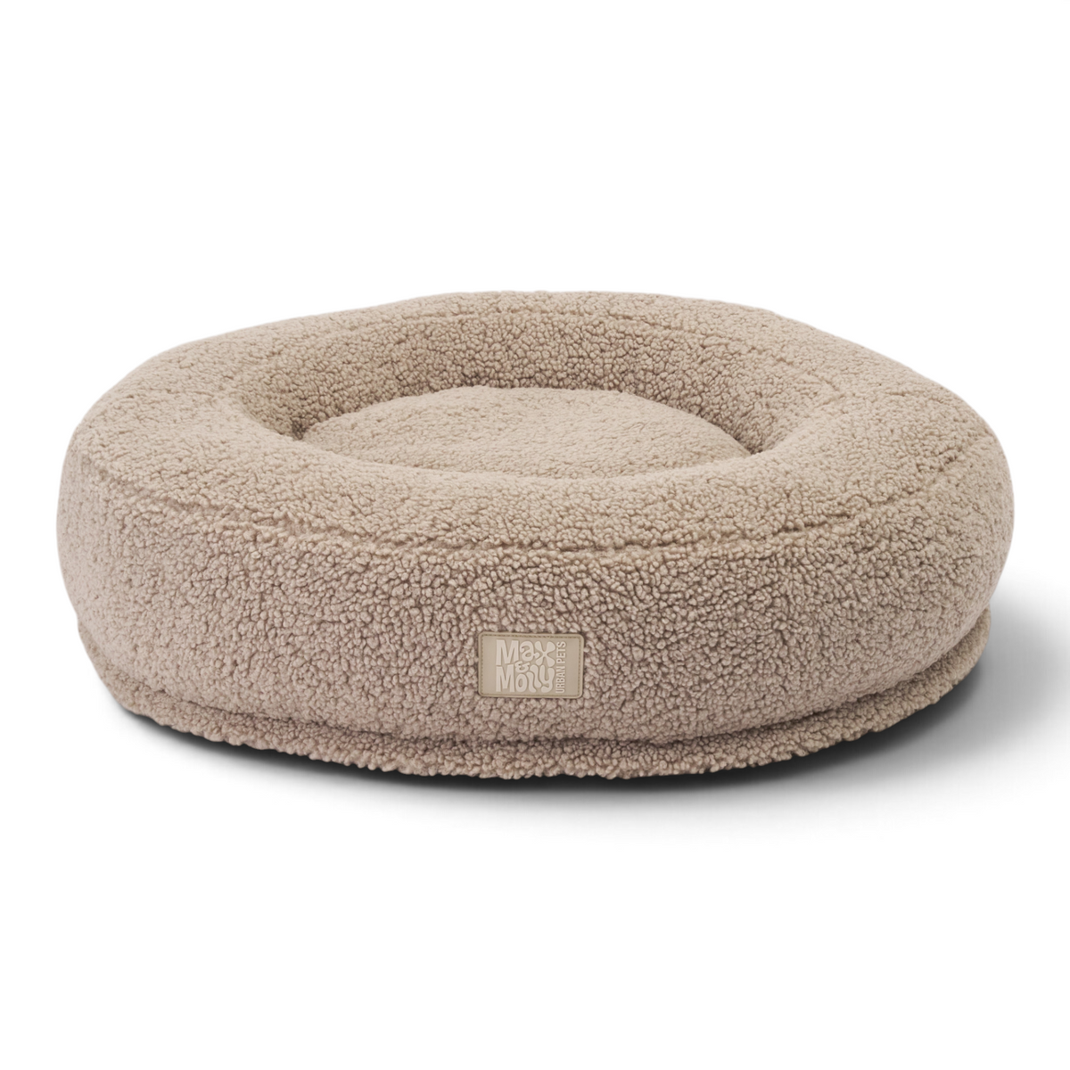 Dog Donut Bed - Luno Teddy Beige