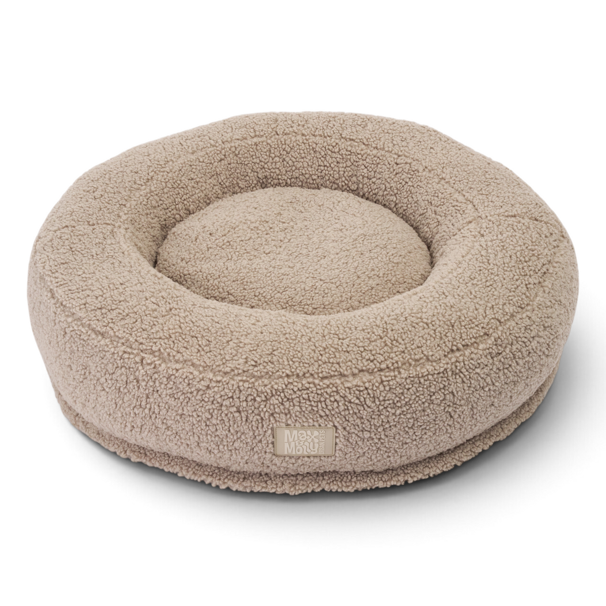 Dog Donut Bed - Luno Teddy Beige