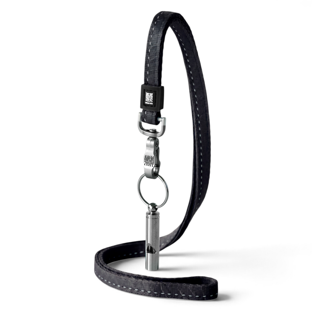 Hundepfeife mit Trageband - Matrix 2.0 - Black