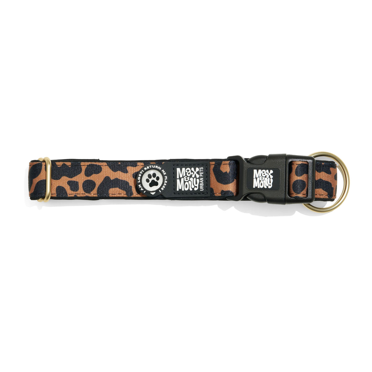 Gotcha! Smart ID Dog Collar - Leo - Brown