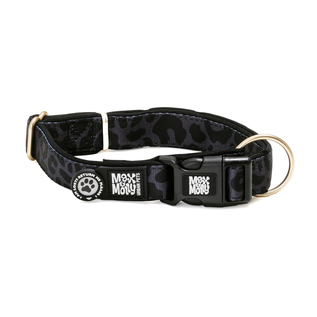 Gotcha! Smart ID Hunde Halsband - Leo - Black