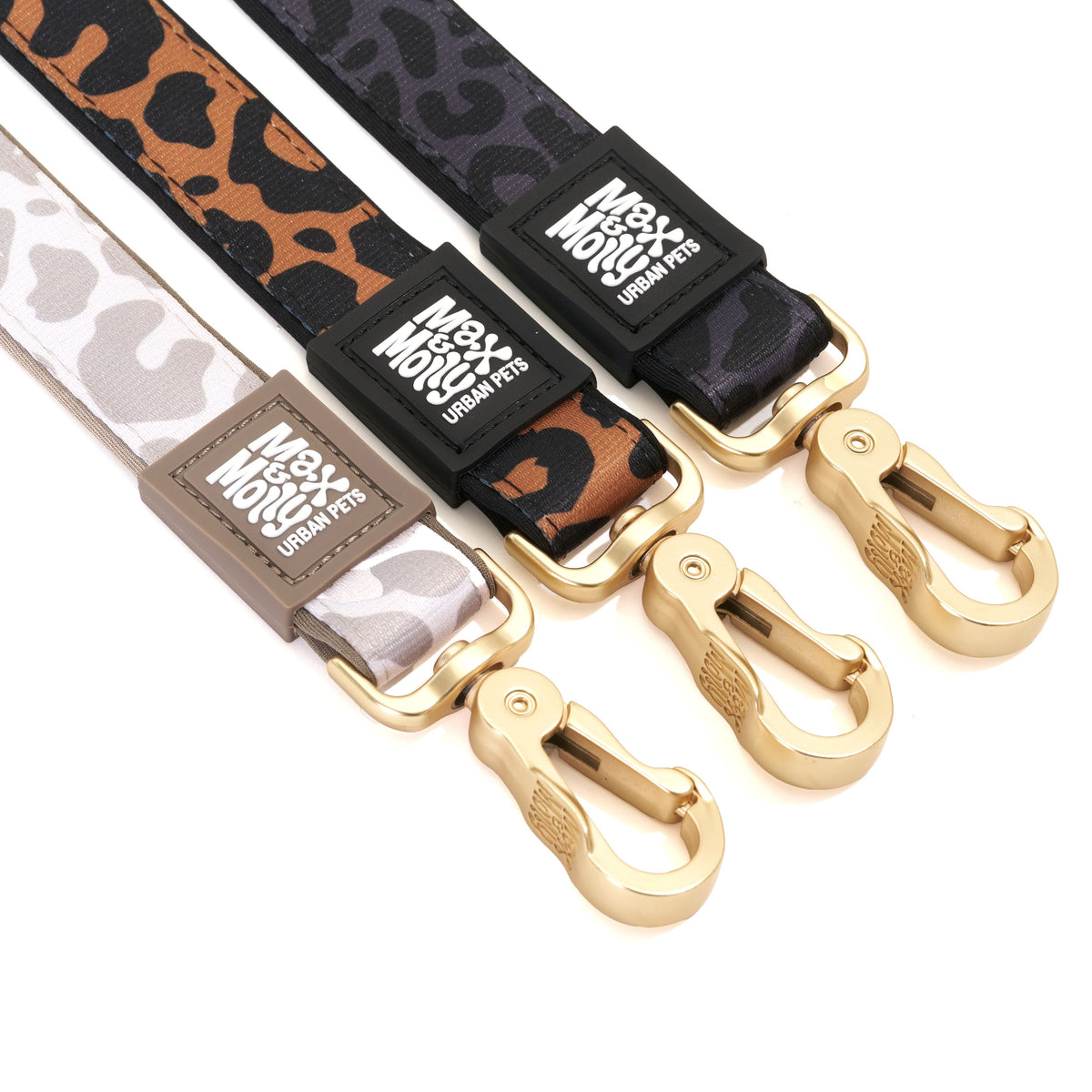 Multi-Function Dog Leash - Leo Beige