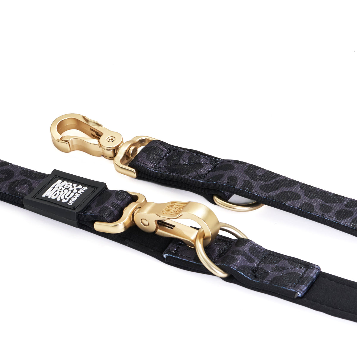 Hunde Multifunktionsleine - Leo Black