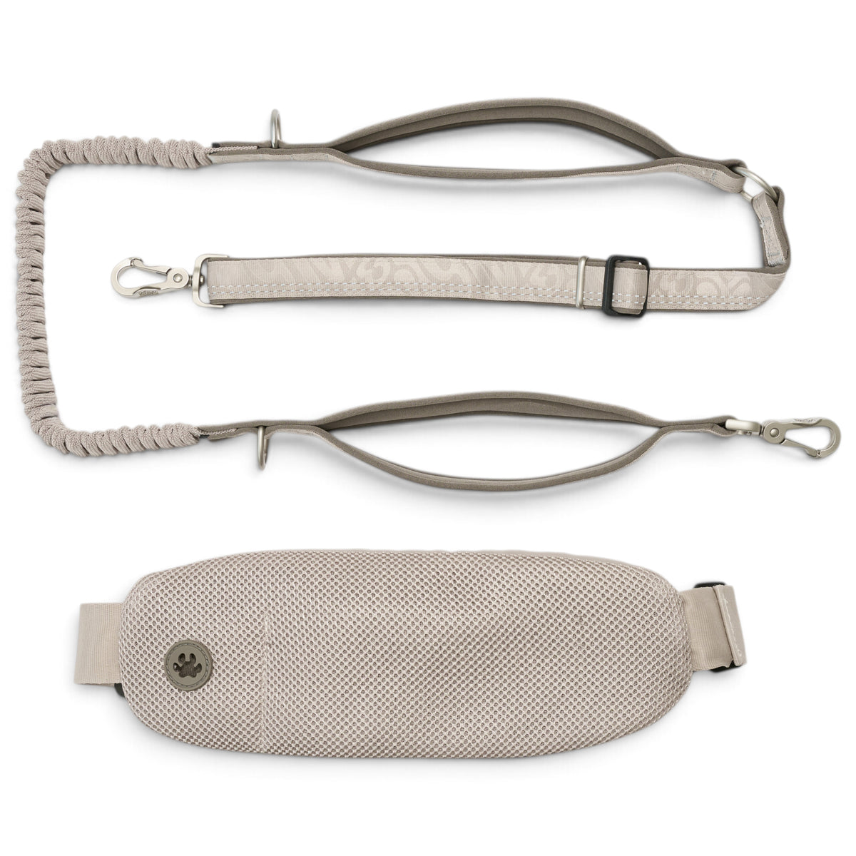 Jogging Leash with Waist Bag -  Matrix 2.0 Sand