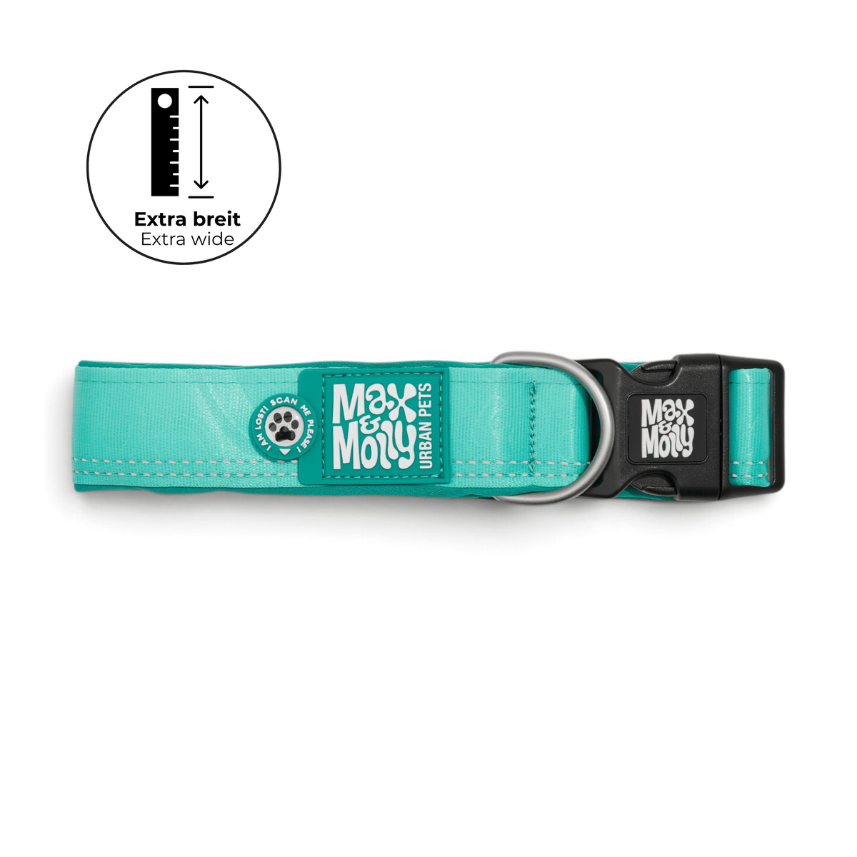 Gotcha! Smart ID Wide Collar - Matrix 2.0 Turquoise