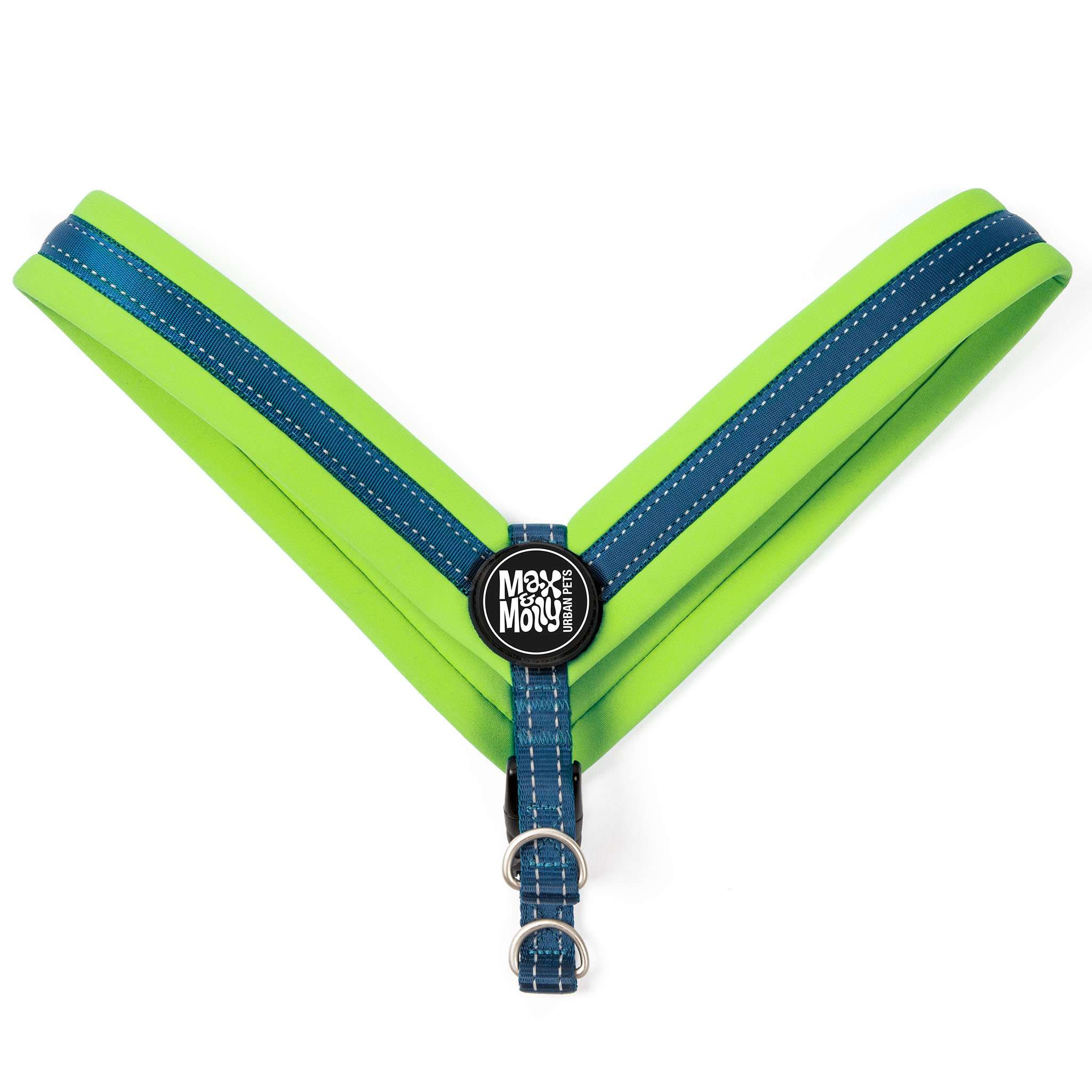 Q-Fit Harness Lime Green - Max & Molly Urban Pets