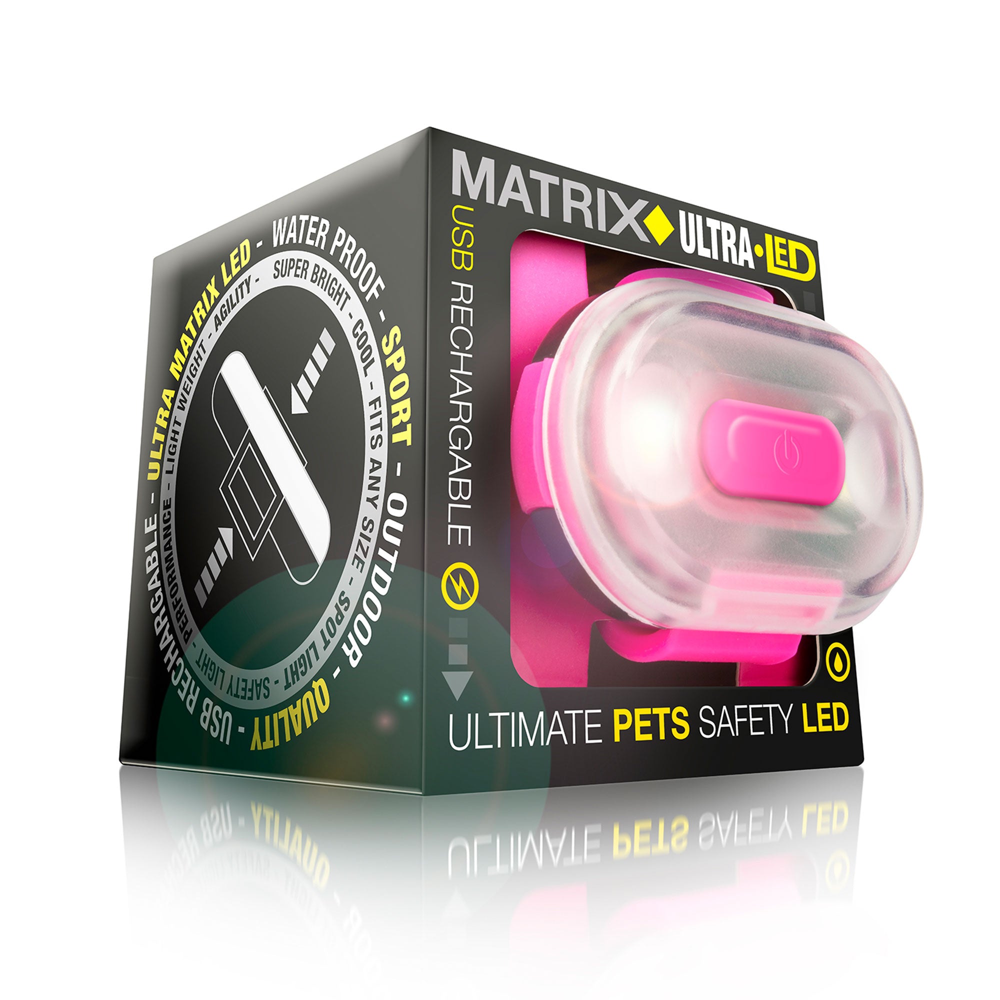 Matrix Ultra LED - Safety light Pink