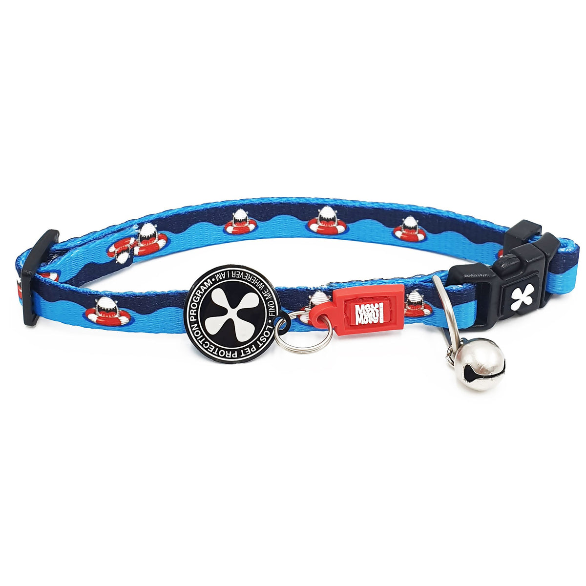 Smart ID Cat Collar - Frenzy the Shark