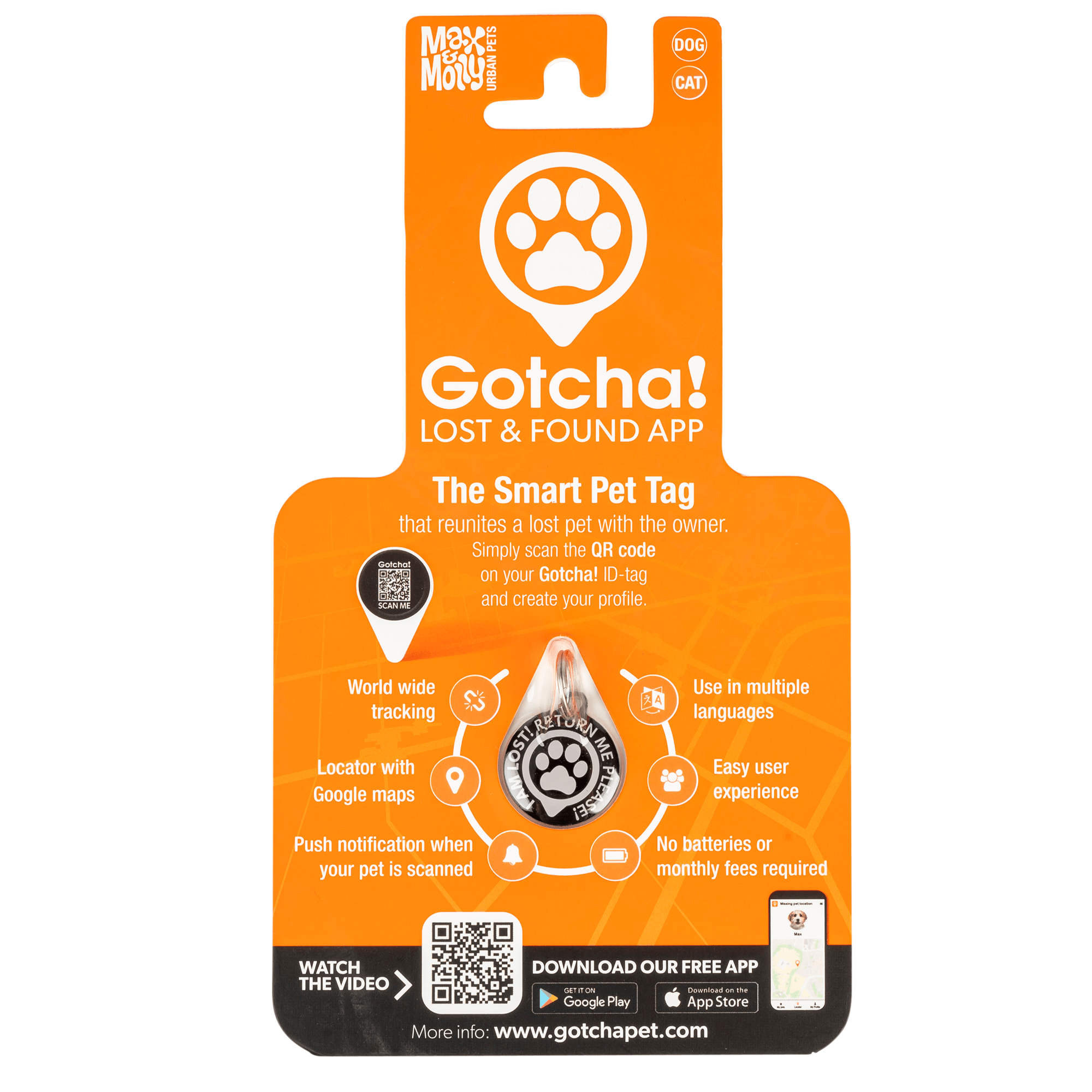 GOTCHA! Smart ID Tag – Max Molly Urban Pets