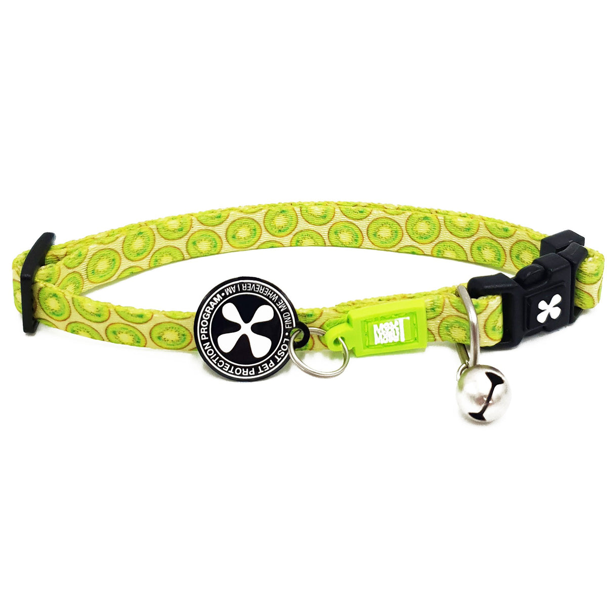 Smart ID Cat Collar - Kiwi