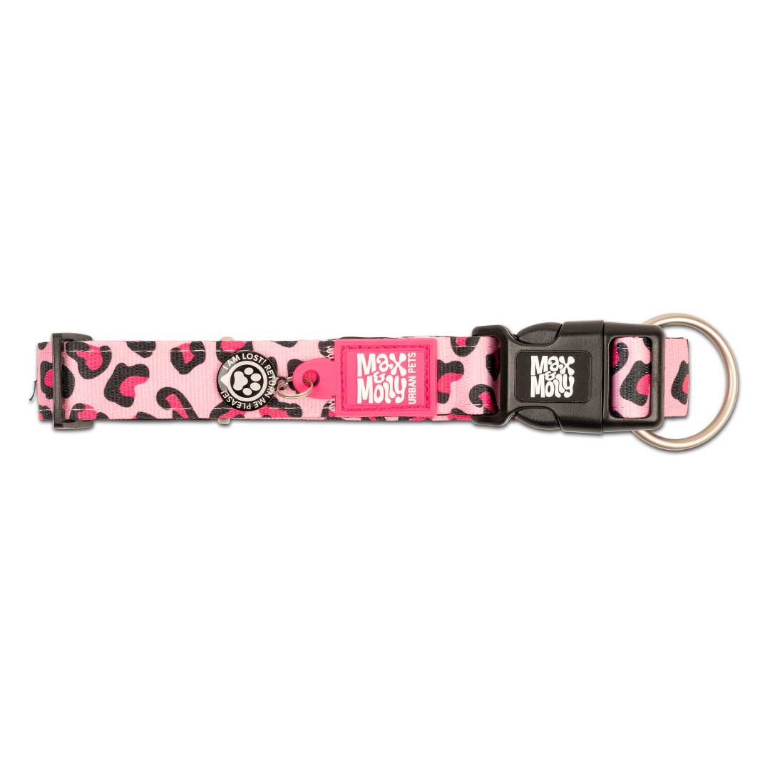 GOTCHA! Smart ID Collar - Leopard Pink