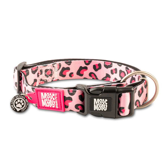 GOTCHA! Smart ID Halsband - Leopard Pink