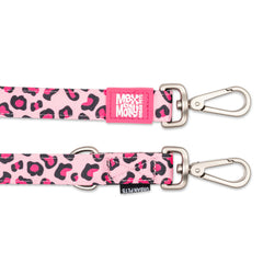 Multi Function Leash - Leopard Pink