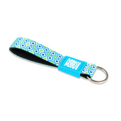 Key Ring - Retro Blue/Tag