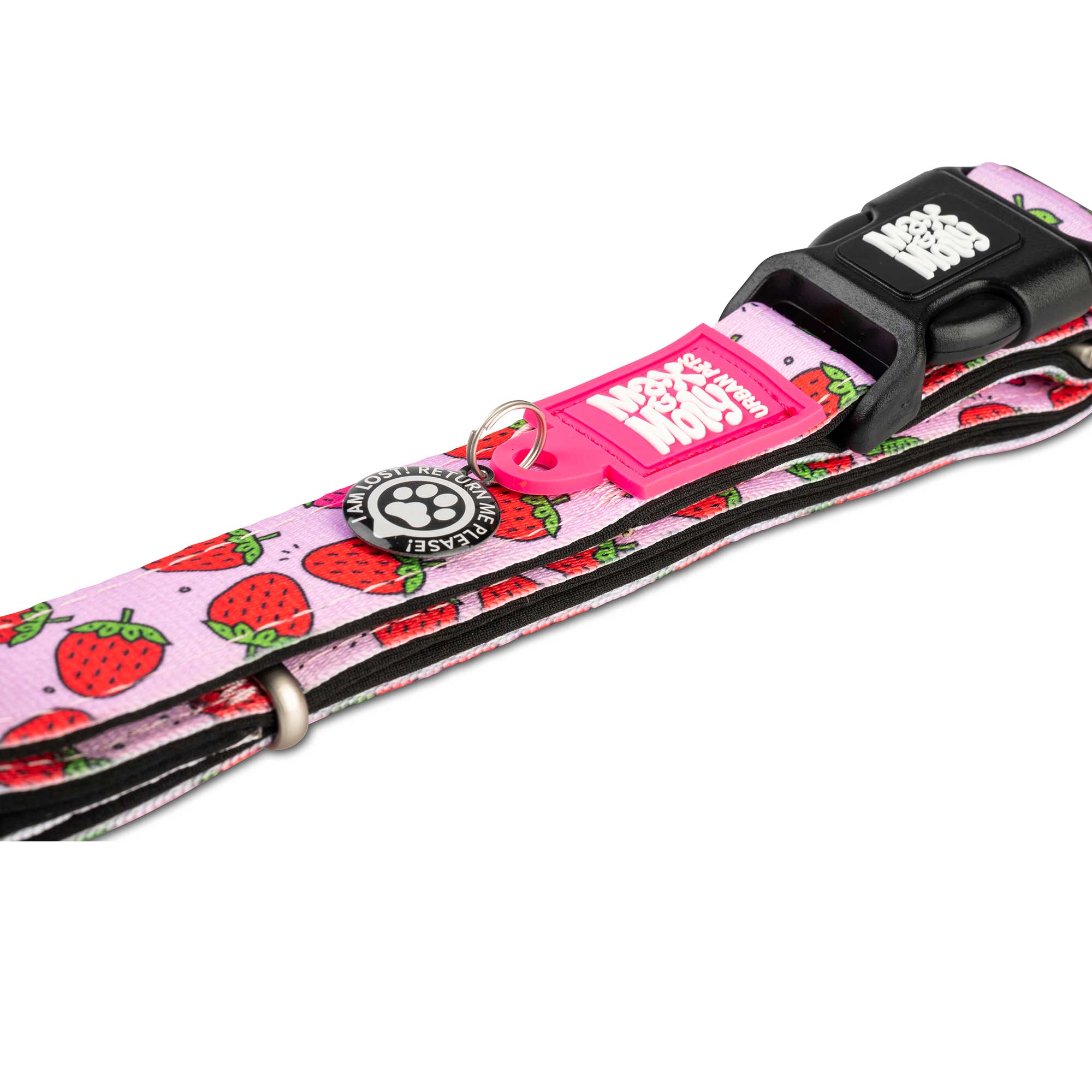 Detalii zgardă Max & Molly Strawberry Dream