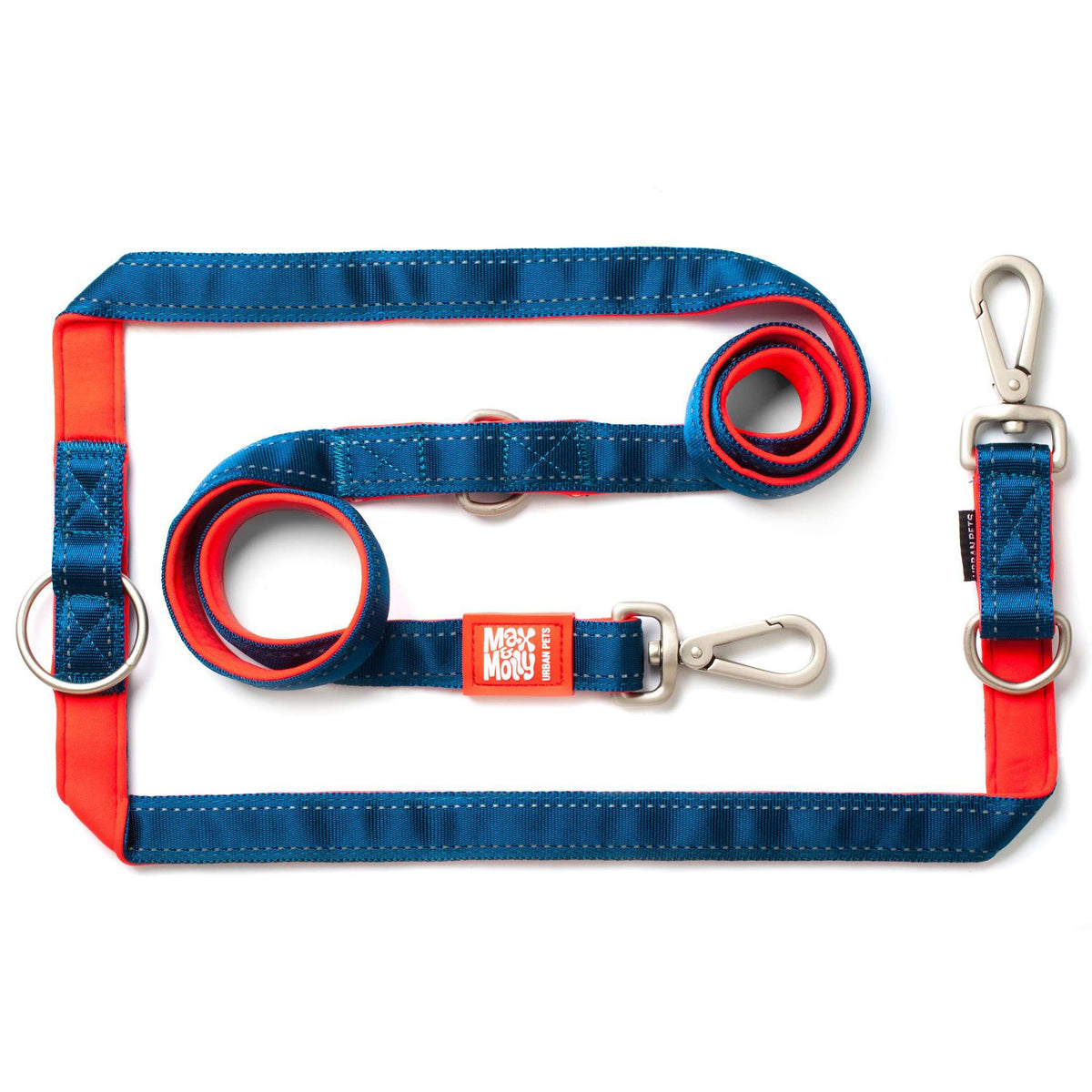 Multi Function Leash - Matrix Red - Max & Molly Urban Pets